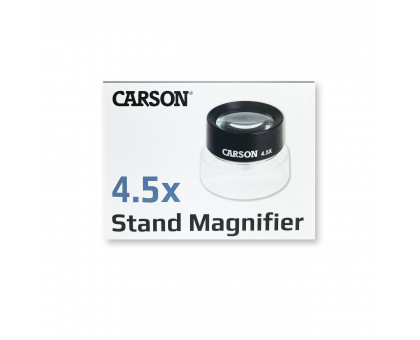 LumiLoupe™ 4.5X Power 2.65″ Pre-Focused Stand Magnifier