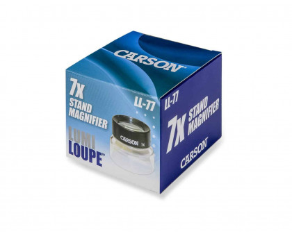 LumiLoupe™ 7X Power 1.75″ Stand Magnifier With Dual Lens