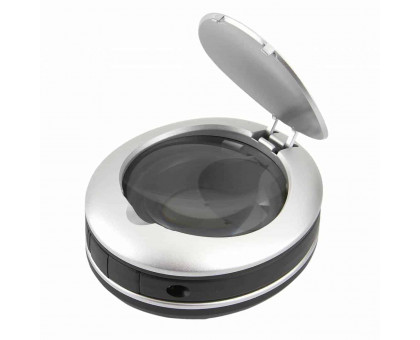 DeskBrite ™ Mini 3X Мощность 2,25 "Светодиодная Лупа со светодиодной подсветкой и настольная лампа