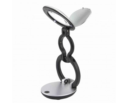 DeskBrite ™ Mini 3X Мощность 2,25 "Светодиодная Лупа со светодиодной подсветкой и настольная лампа
