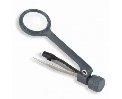 Освітлена лупа MagniGrip™ 4.5 x Power 1.1 " зі світлодіодним підсвічуванням з прецизійним пінцетом