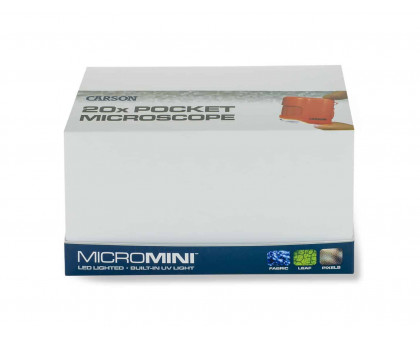 Дисплей кишенькового мікроскопа MicroMini™ 20x зі світлодіодним підсвічуванням з 15 шт.