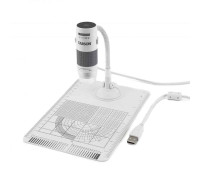 eFlex™ 75x - 300x ефективне збільшення Світлодіодний USB-цифровий мікроскоп зі світлодіодним підсвічуванням з гнучкою підставкою і підставою