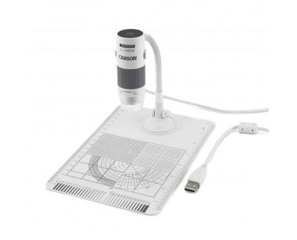 eFlex™ 75x - 300x ефективне збільшення Світлодіодний USB-цифровий мікроскоп зі світлодіодним підсвічуванням з гнучкою підставкою і підставою