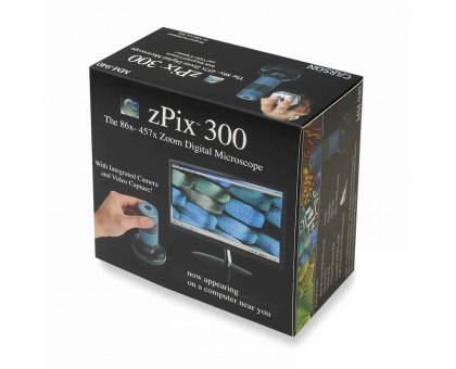 Цифровий мікроскоп zPix™ 300 86X-457X USB з вбудованою камерою і відеозахопленням