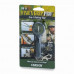 Fish'n Grip Pro ™ 4,5 x Світлодіодна Лупа з підсвічуванням, пінцет зворотної дії, Очищувач магнітних гачків