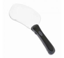 Світлодіодне підсвічування RimFree ™ 2x Потужність 4,7 "x 2,7" акрилові прямокутні лупи без оправи з м'яким чохлом