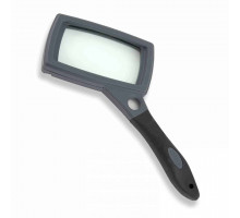 Серія SureGrip ™ Ручна або вільна від рук прямокутна лупа 2x потужності