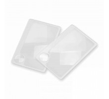 Лупа для гаманця ™ Twin Pack 2,5 x збільшувачі розміру кредитної картки з 6-кратним точковим об'єктивом