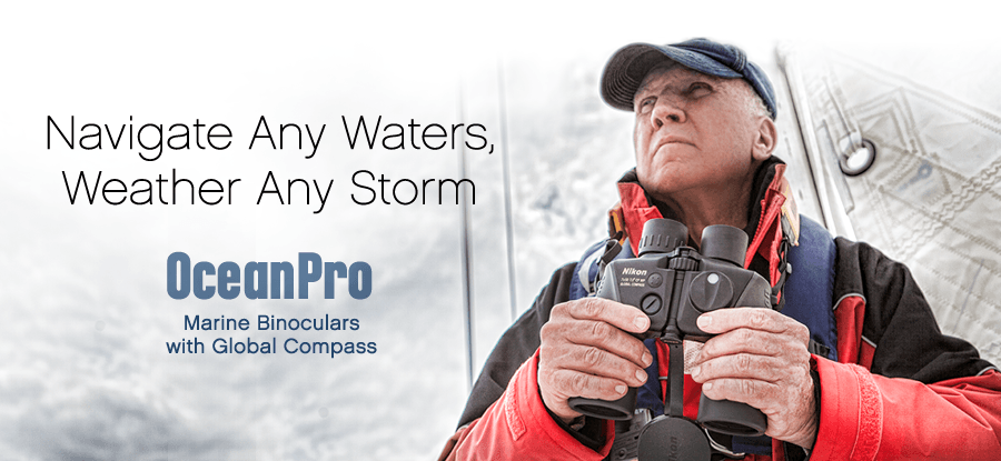 Navigate Any Waters Weather Any Storm OceanPro Binoculars